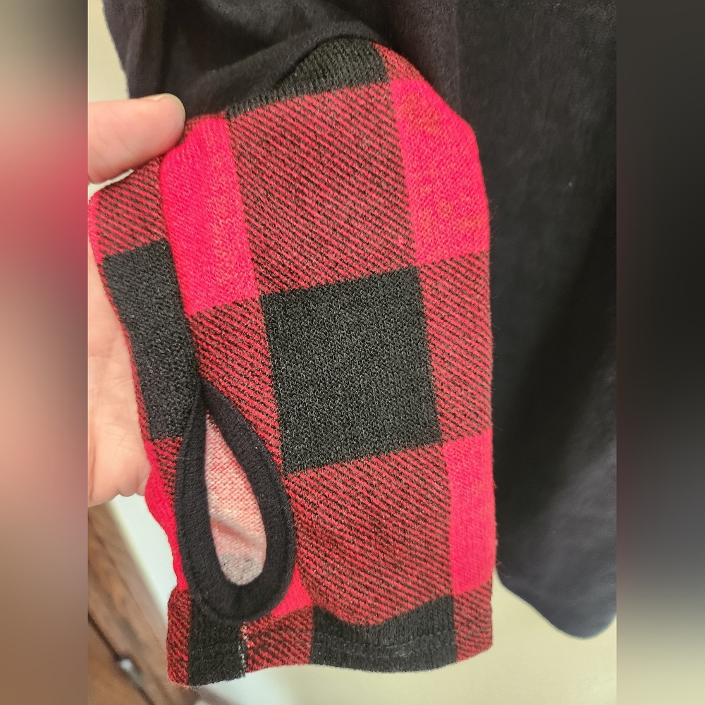 HEIMISH USA Black and Red Plaid Sweater - Picture 3 of 5
